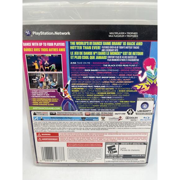 Just Dance 3 Sony PlayStation 3 PS3 Complete With Manual Tested PS Move Required - Picture 3 of 8